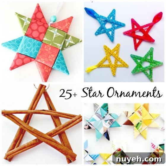 35 DIY Star Ornaments to Make for All Ages 3 star ornaments for kids