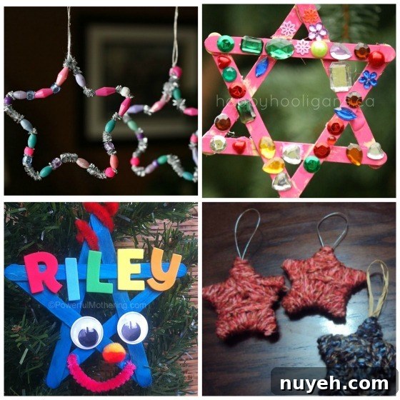 35 DIY Star Ornaments to Make for All Ages 5 Star ornaments for kids to make