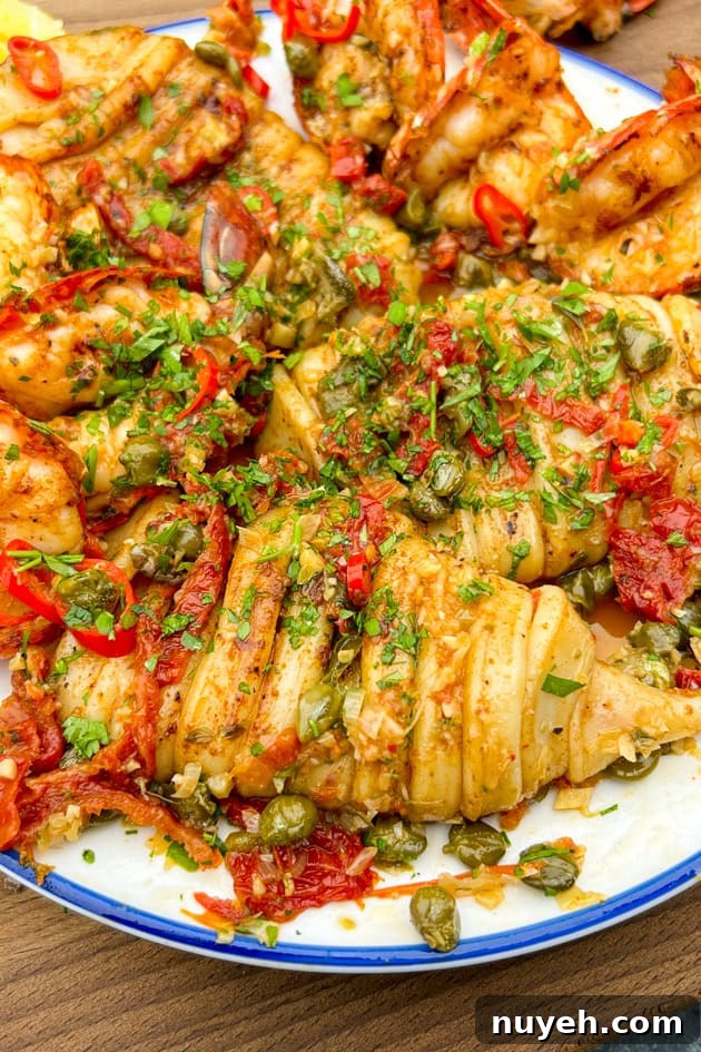 Grilled Mediterranean Shrimp and Squid