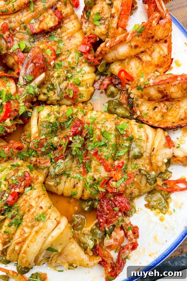 Grilled Mediterranean Shrimp and Squid