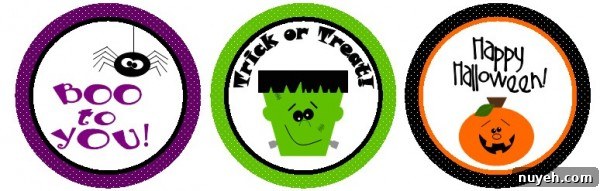 free printable Halloween gift tags