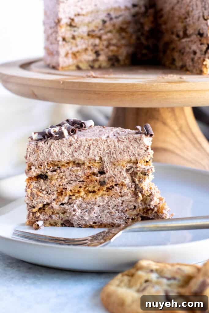 slice of cake on plate with fork
