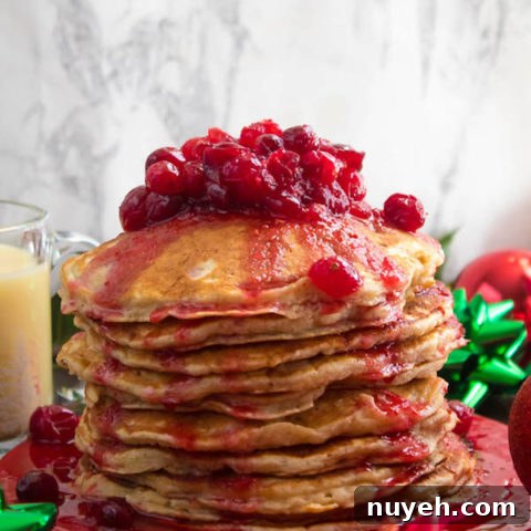 Eggnog Pancakes hero image