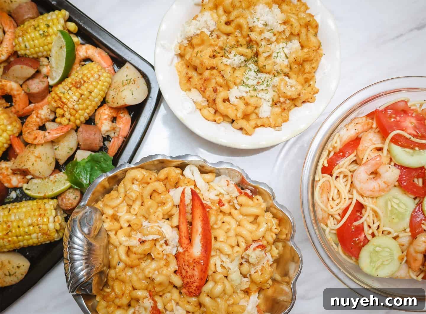 What to serve with cold shrimp spaghetti salad