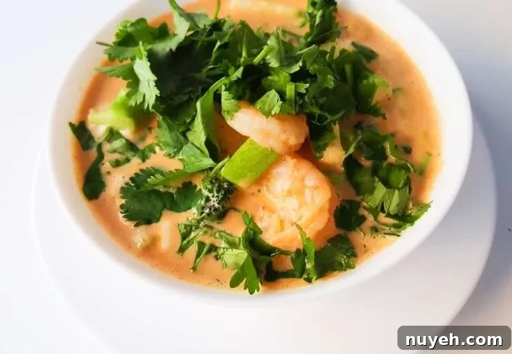 Easy healthy lunch ideas: shrimp soup recipe