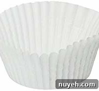 White Paper Cupcake Liners