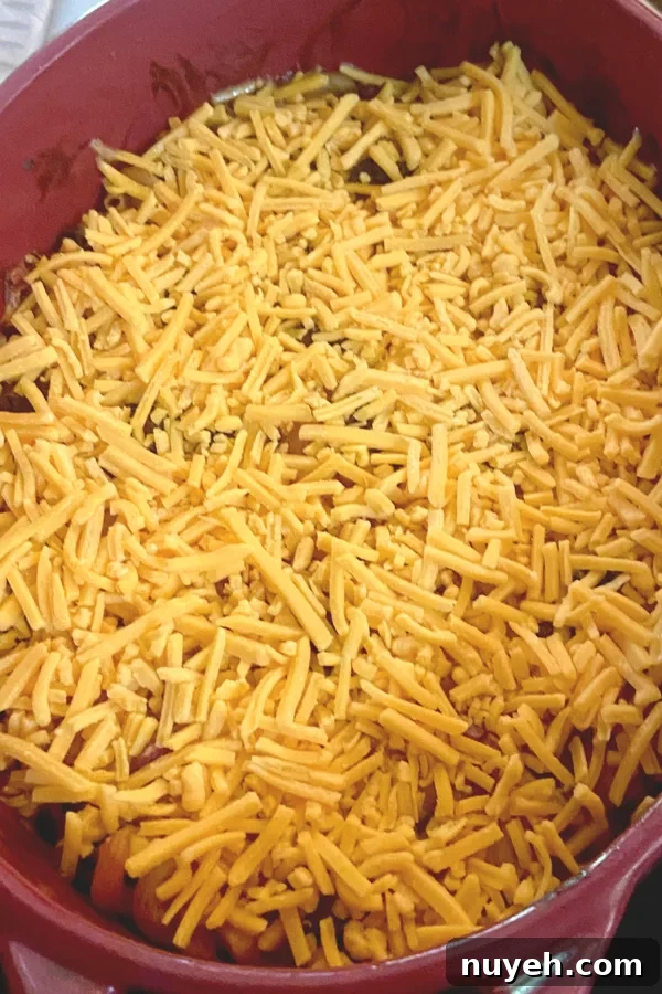 cheese on casserole 