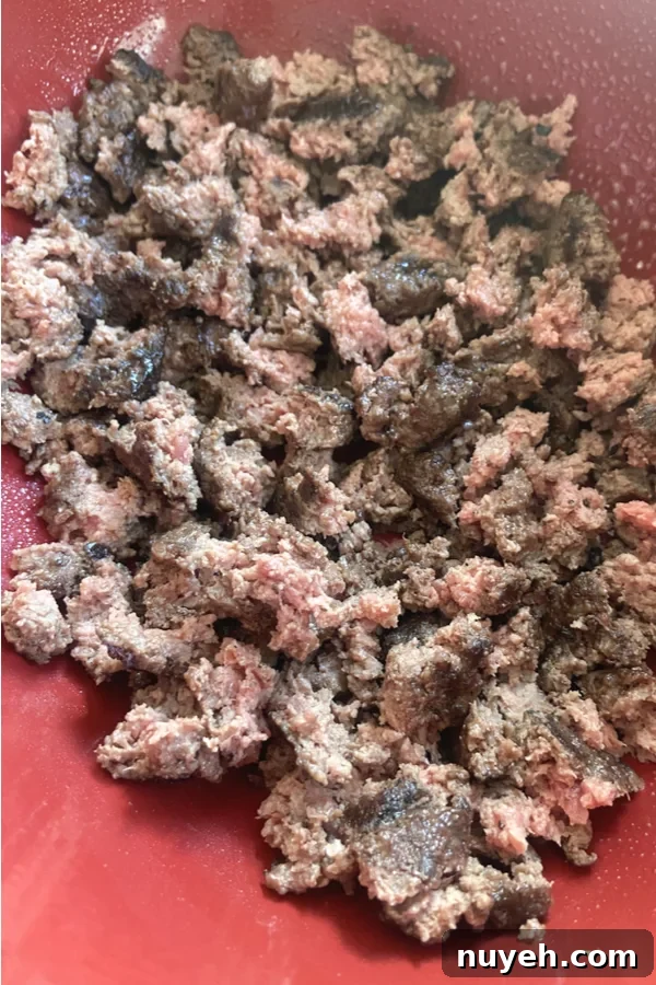 grilled hamburgers crumbled 