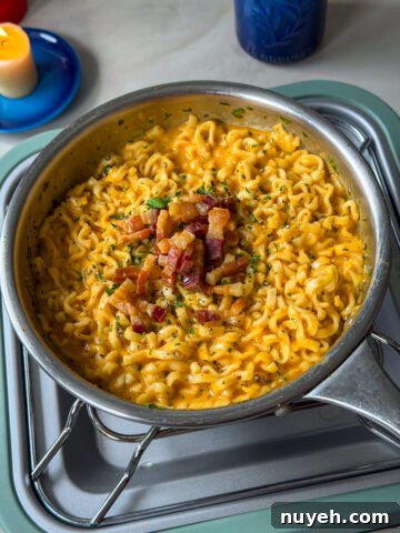 spicy carbonara ramen