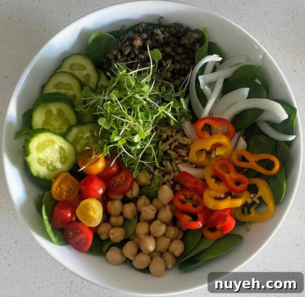 Top with microgreens