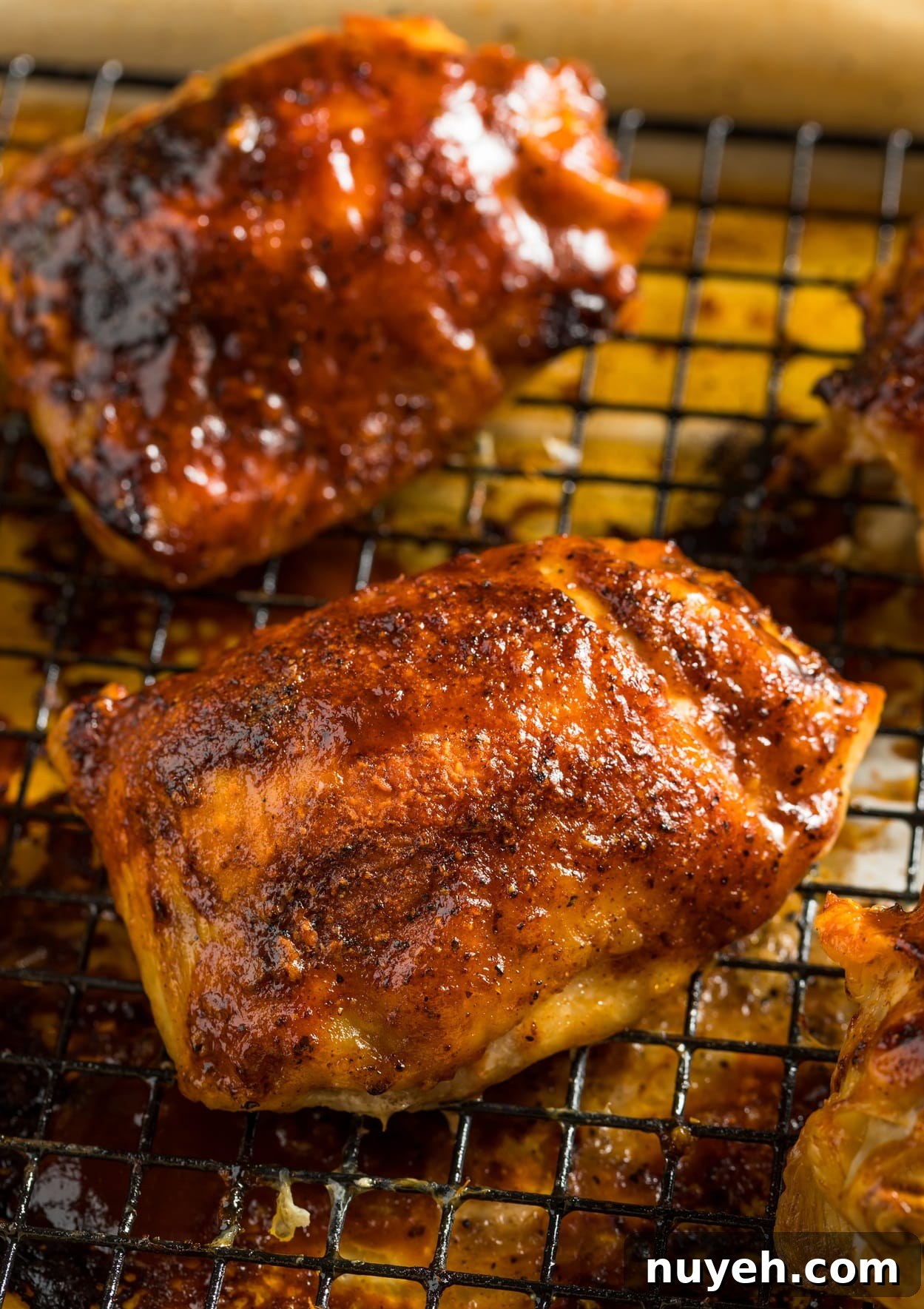 Pit Boss smoked chicken thighs