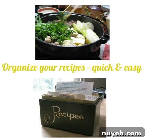 Day 35: Organize Recipes for Faster Meal Prep 2 organize recipes
