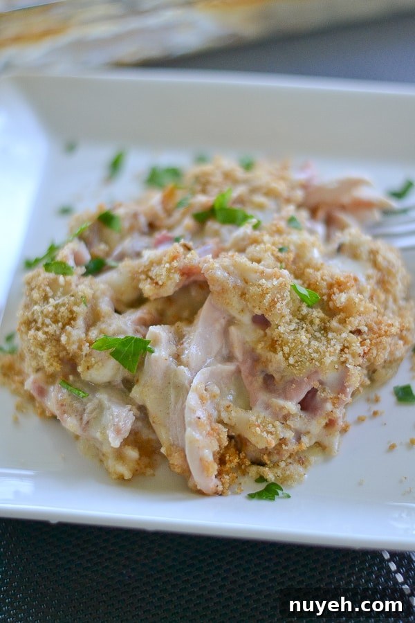 Chicken Cordon Bleu Casserole