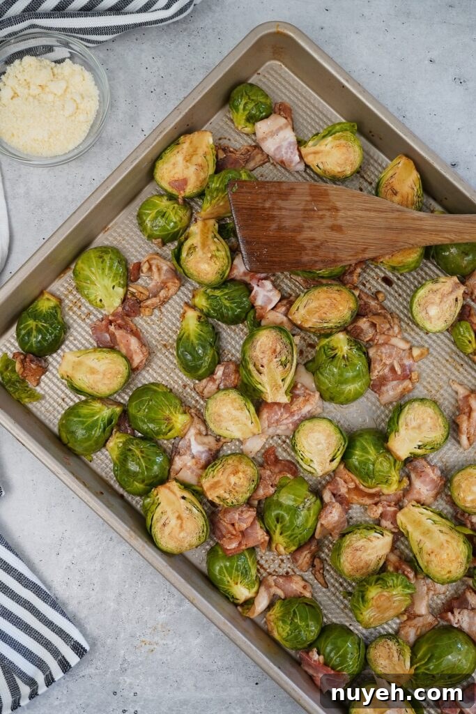 Smoked Brussels sprouts starting to brown