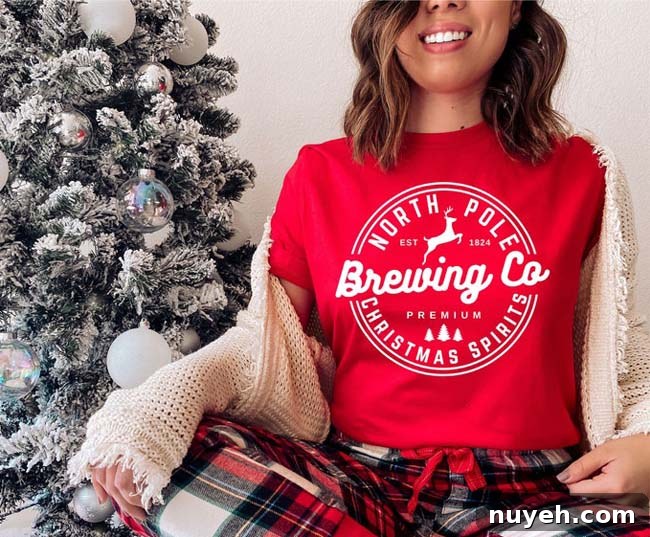Christmas Shirts for Moms: Cute and Festive Holiday Tees 12 adult holiday shirt