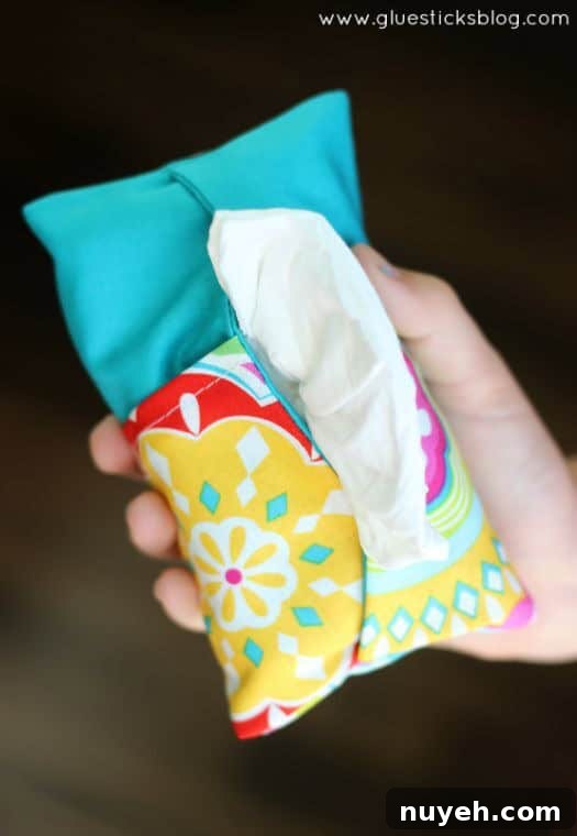 Double Sided Tissue Pouch Tutorial