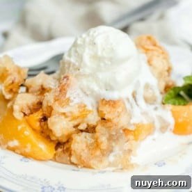 Easy Peach Cobbler