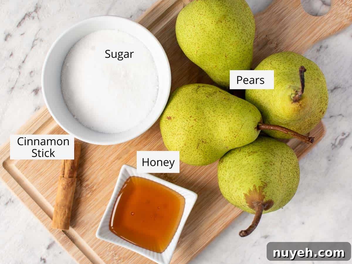 ingredients to make this recipe viewed from above.