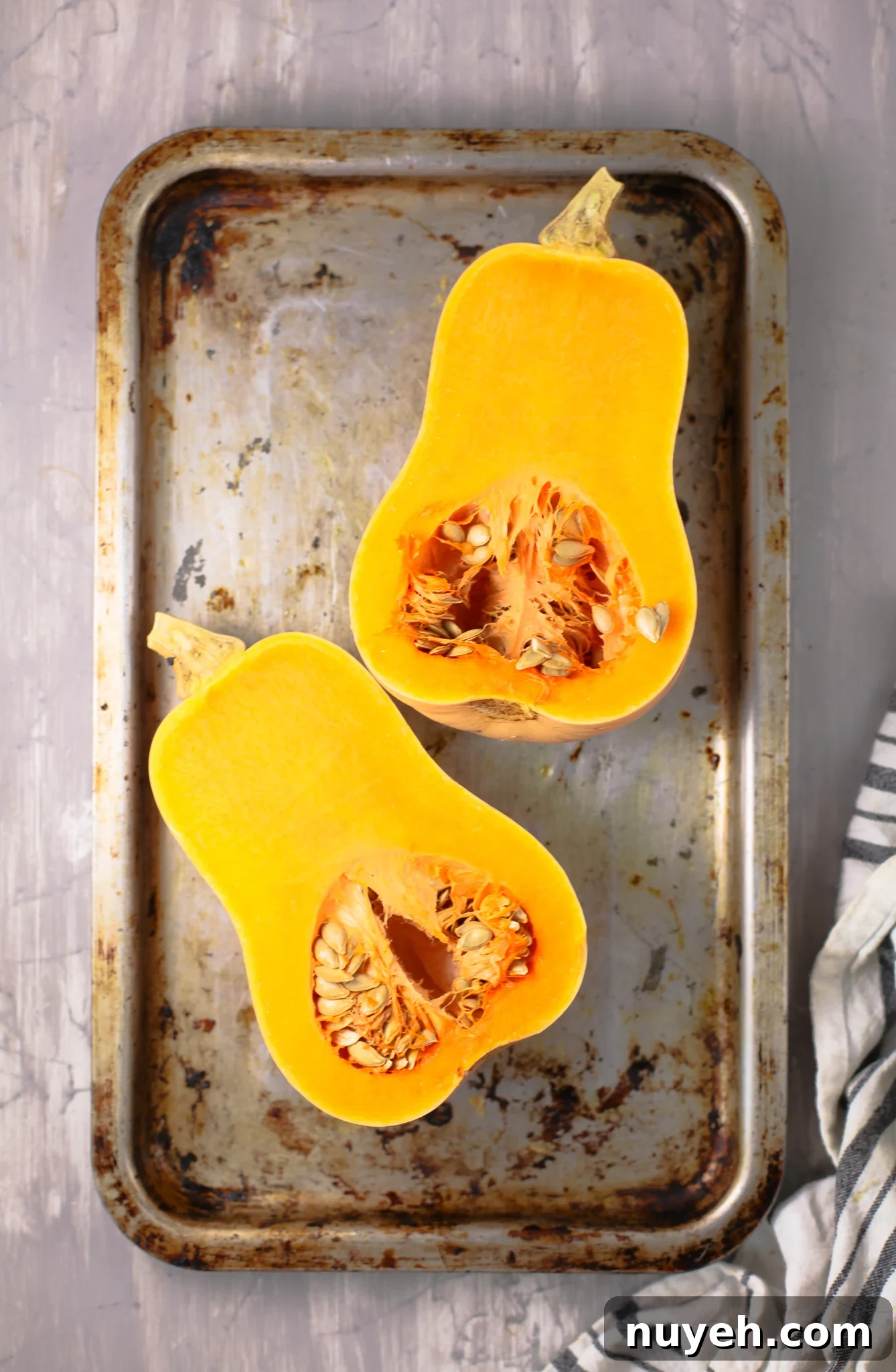 Roasted Butternut Squash Stuffed with Savory Filling Recipe 4 img 37915 5