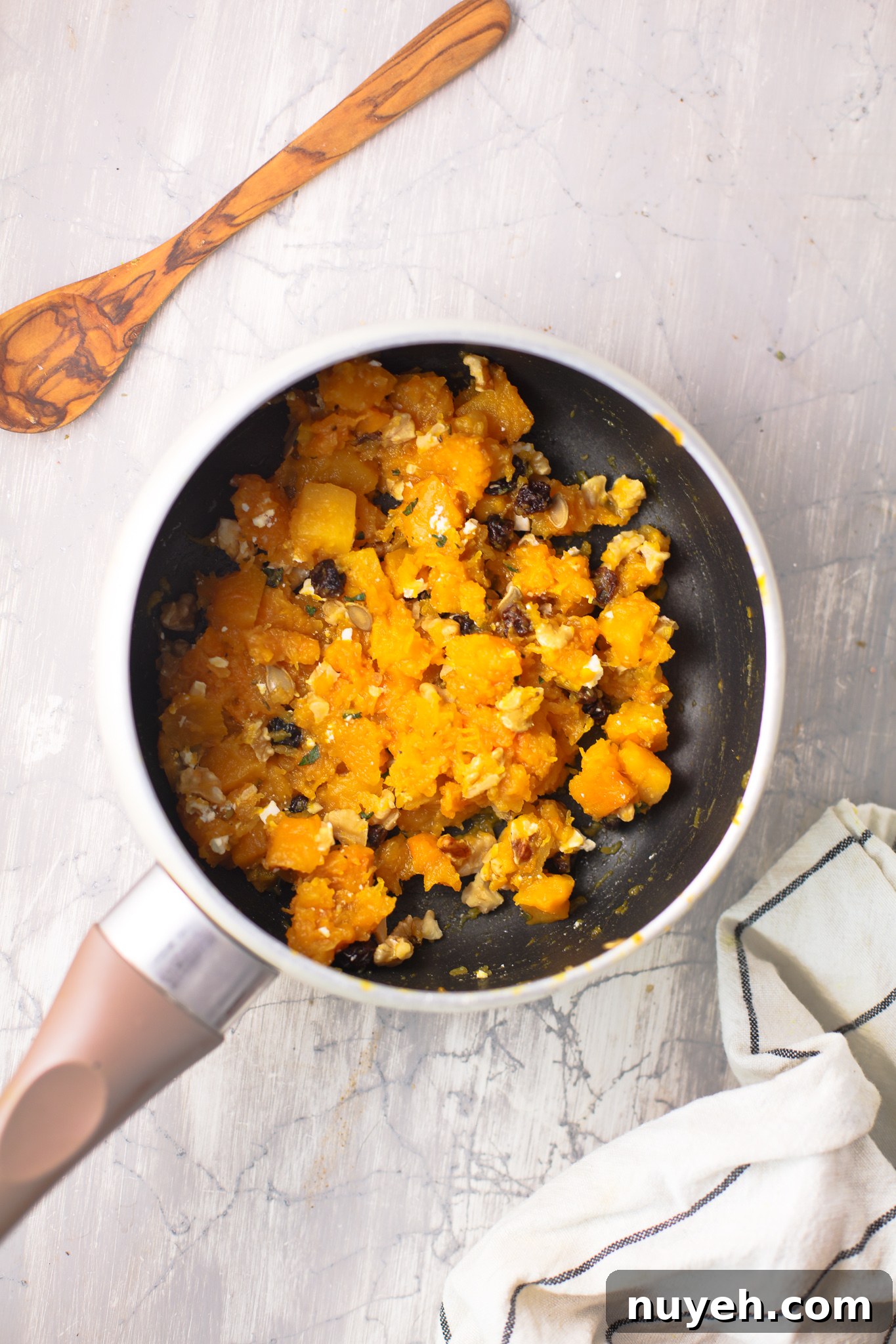 Roasted Butternut Squash Stuffed with Savory Filling Recipe 6 img 37915 7