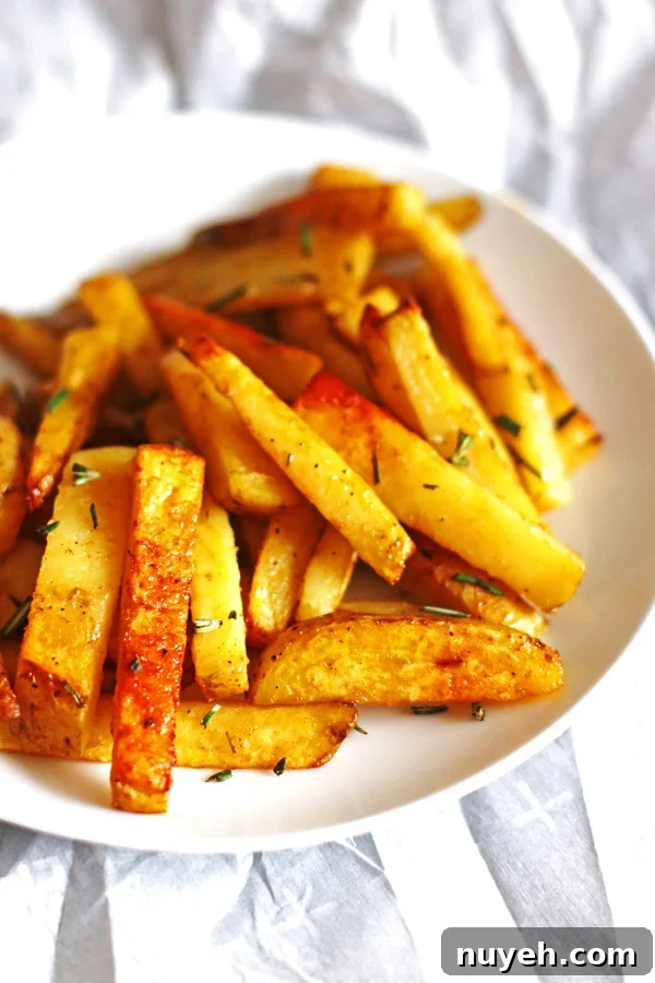 These Baked French Fries are perfectly seasoned and so easy to make.