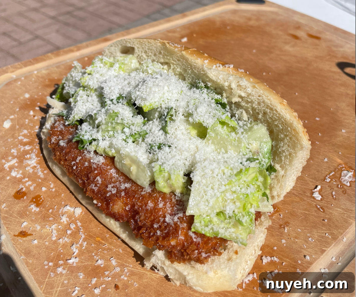 Chicken Caesar sandwich