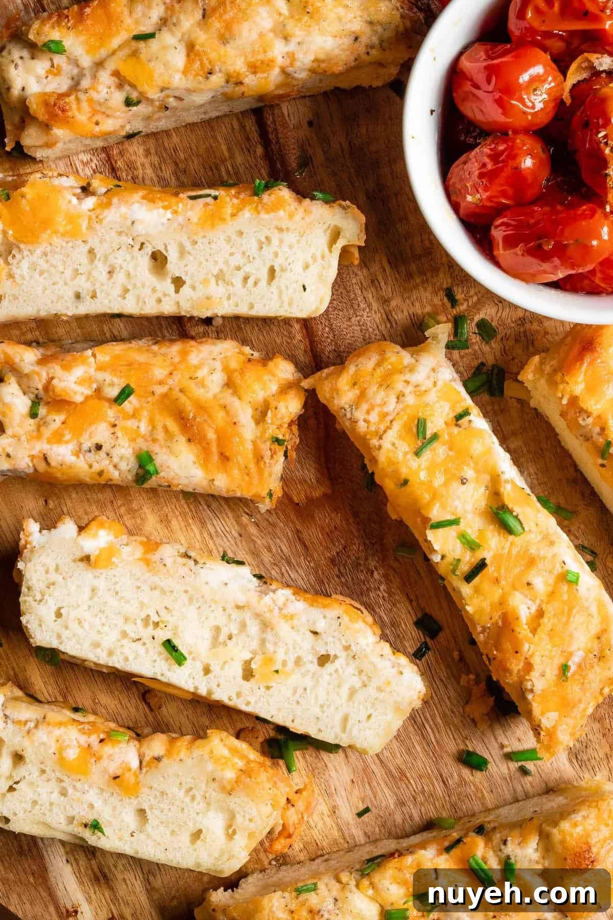 Cheese dip bread with a cheese dip recipe