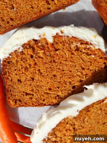 carrot cake loaf cake