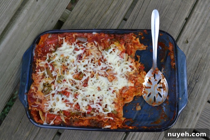 homemade italian lasagna 