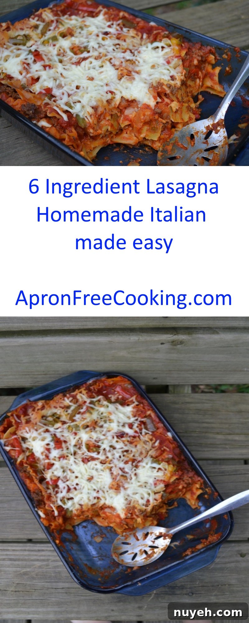 homemade italian lasagna