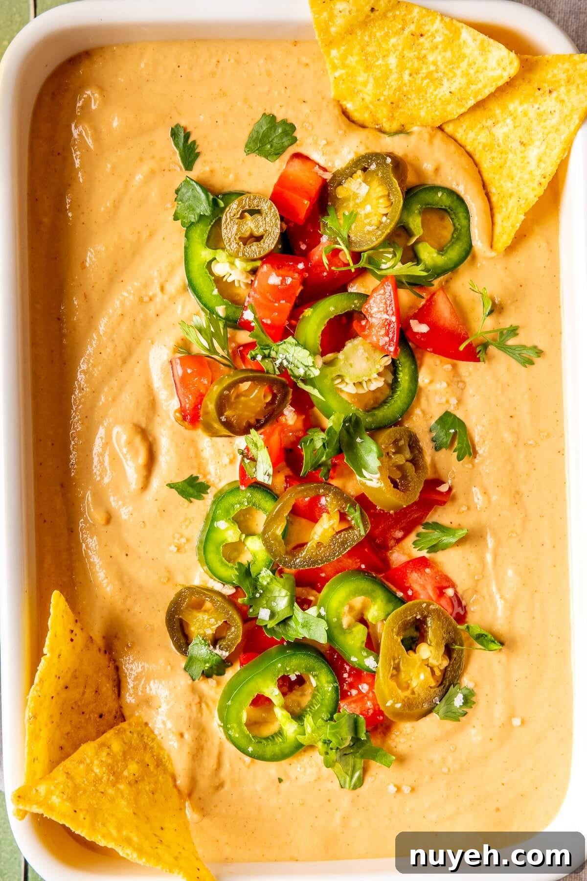 Creamy Vegan Cashew Queso - Olivia Adriance