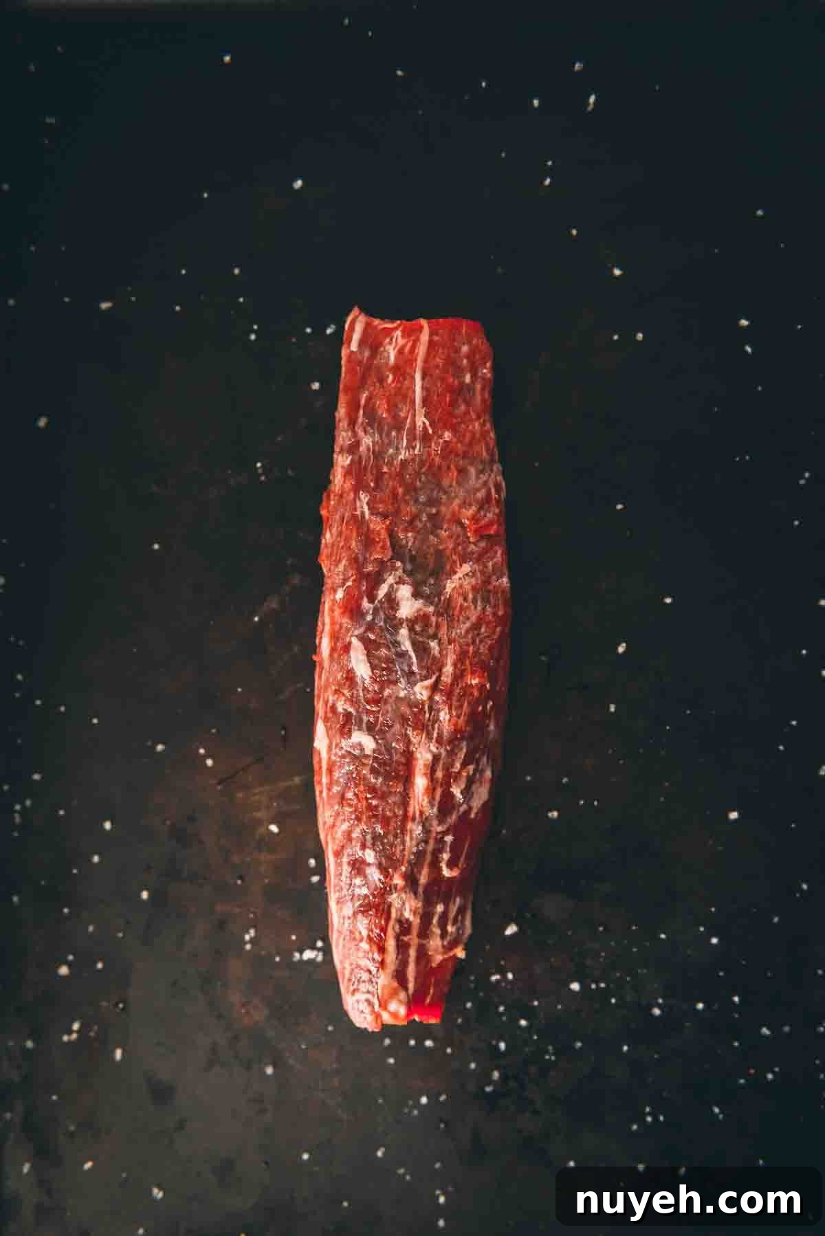 The same steak after a few hours of air drying. 