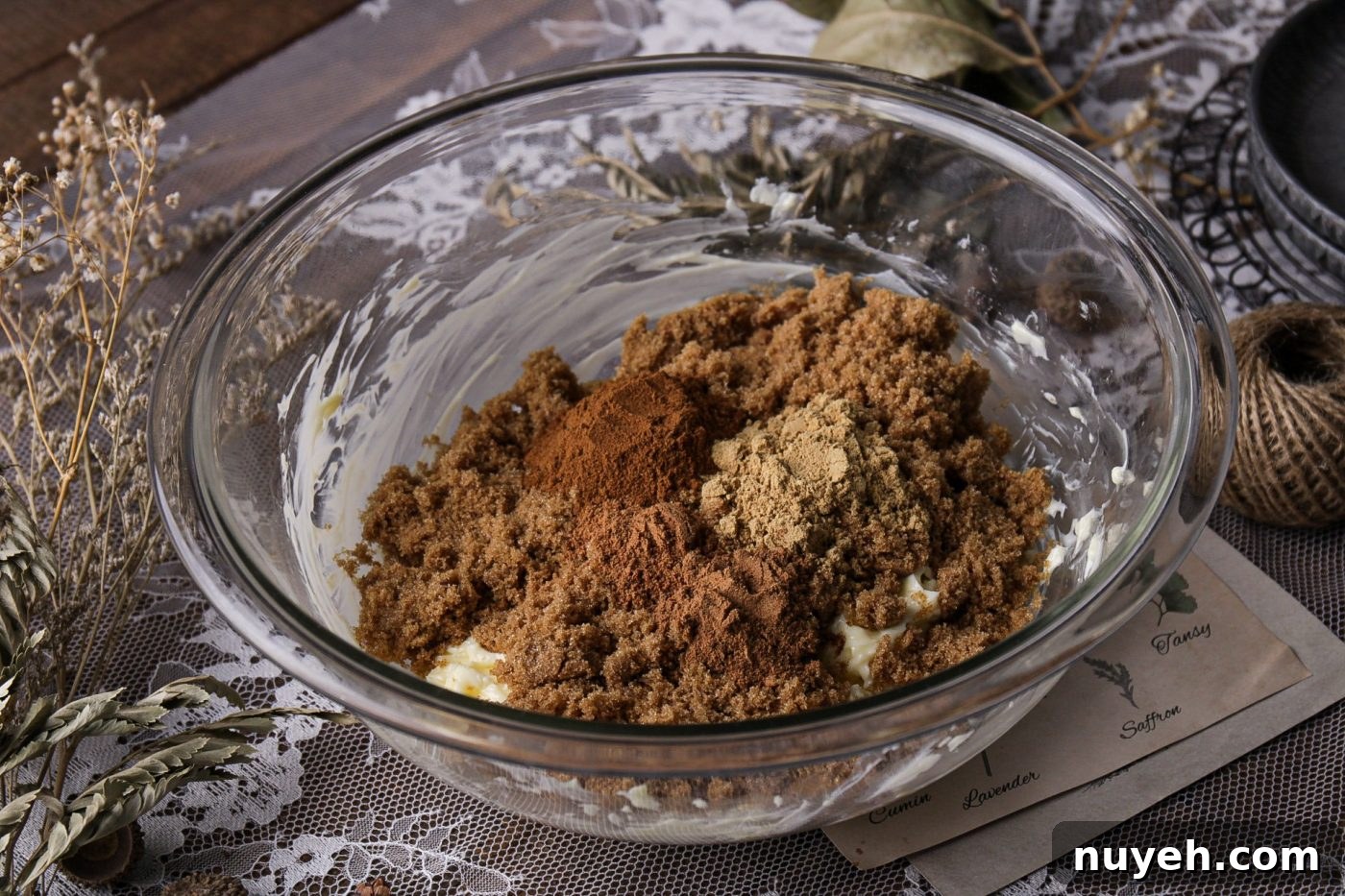 Dark Brown Sugar Buttermilk Spice Loaf Recipe 2 Cinnamon, ginger, nutmeg, and pumpkin spice for the loaf.