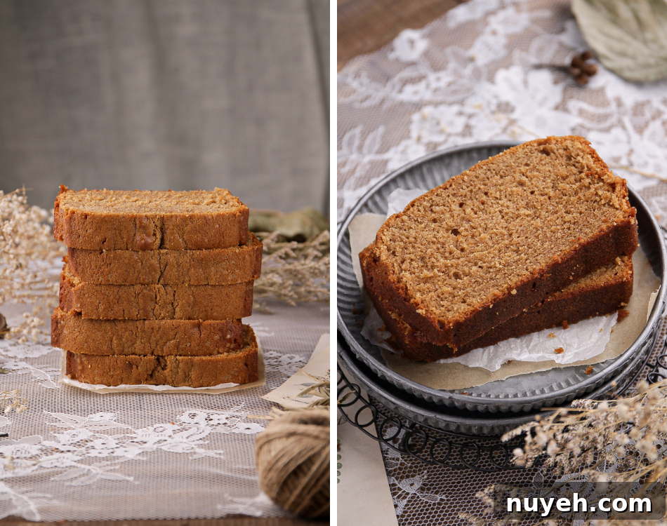Dark Brown Sugar Buttermilk Spice Loaf Recipe 3 Brown sugar loaf with spices, butter, and buttermilk.