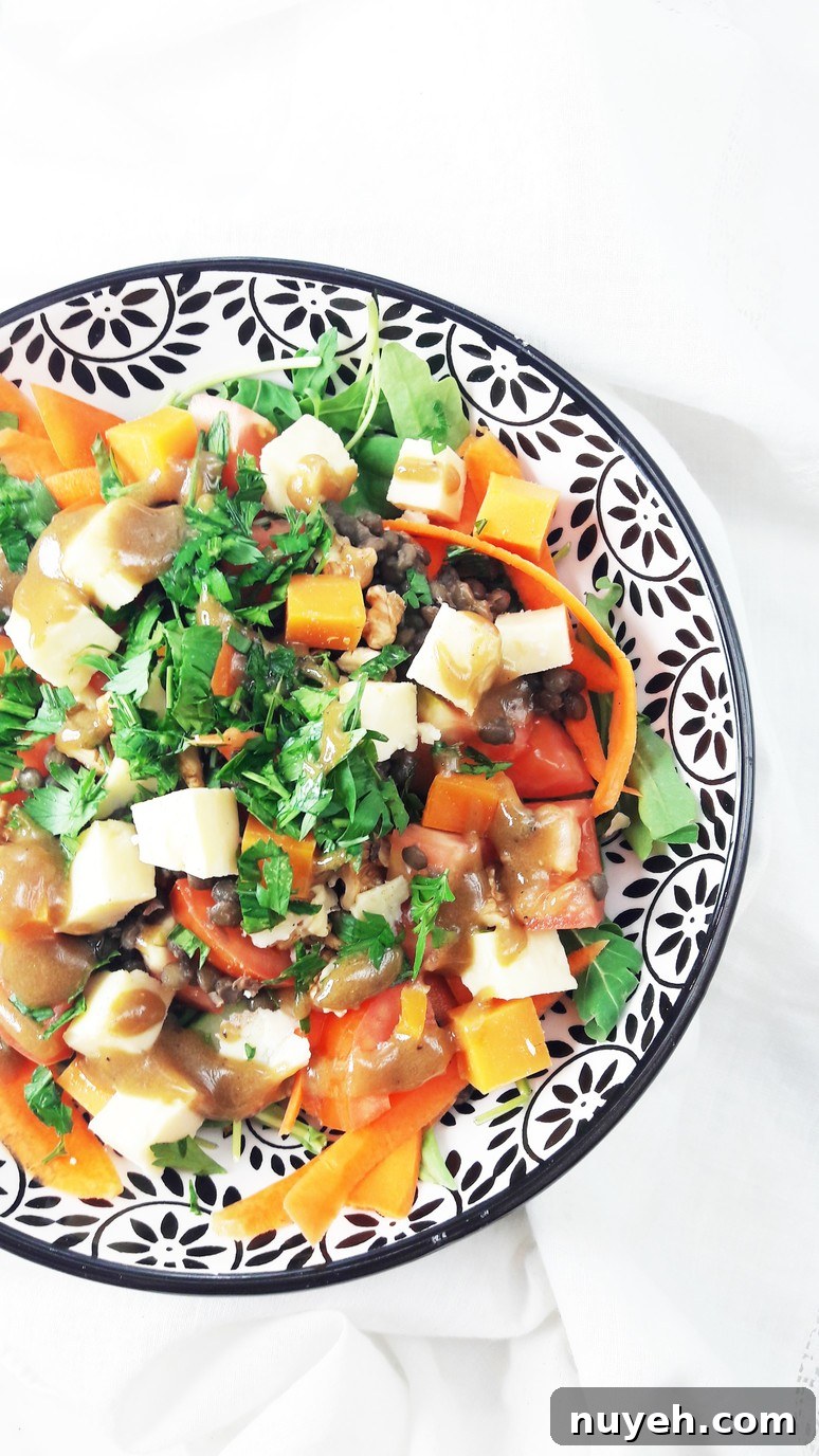 Mimolette & cheddar Summer salad. Quick, simple, healthy & delicious.