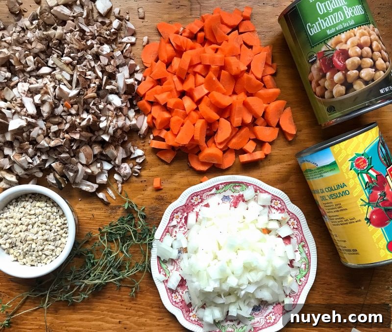 Barley, chickpea and carrot soup #InstantPot