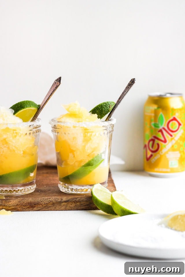 Lemon Lime Citrus Granita
