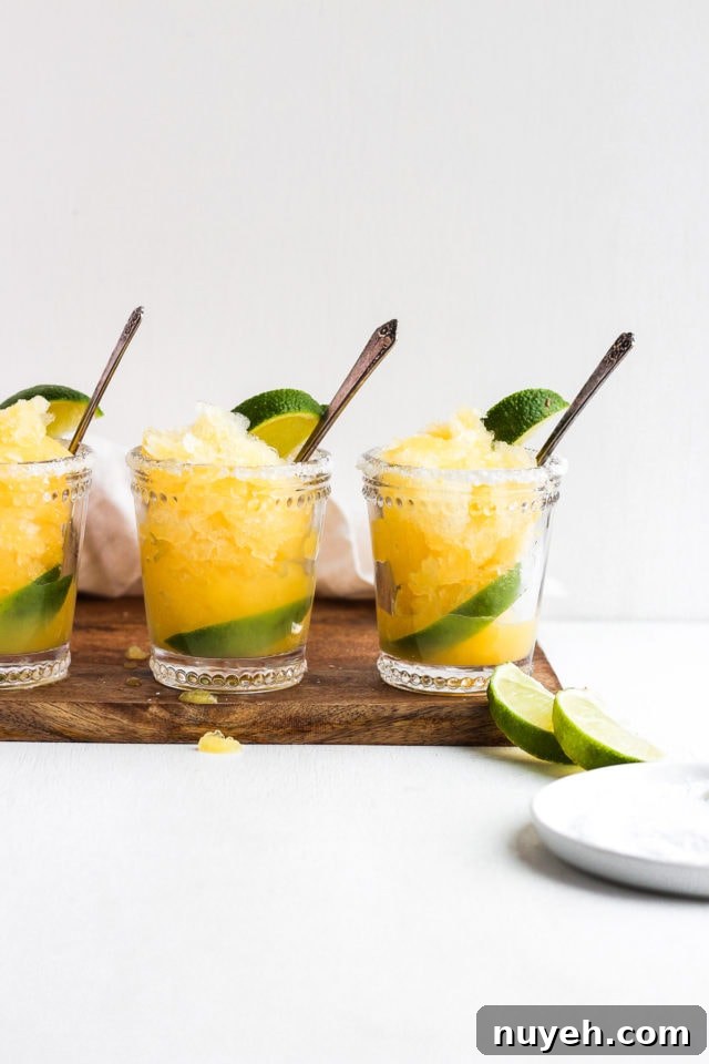 Lemon Lime Citrus Granita