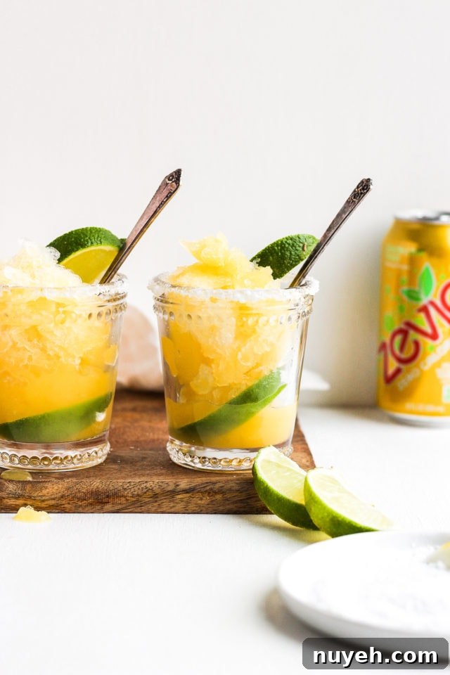 Lemon Lime Citrus Granita