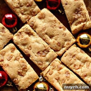 Butterscotch Blondie Bars (Time Saver Recipe)