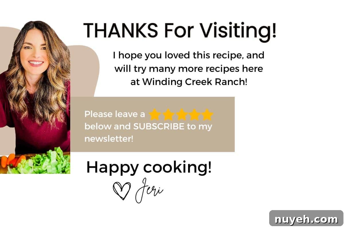 Thank you for visiting Winding Creek Ranch Recipes!