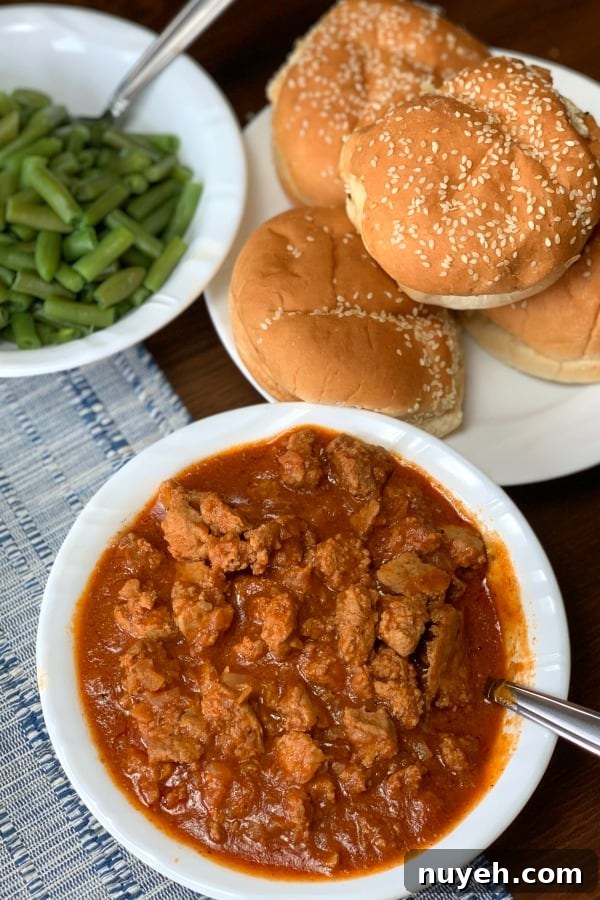 Sloppy Jane Sandwiches are a lighter cross between chili and Sloppy Joes in sandwich form. This is a hearty sandwich that is lighter and lower in calories. We love how easy these sandwiches are to make and how good they taste!