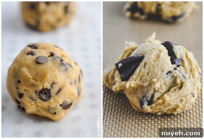 Browned Butter Mascarpone Chocolate Chunk Cookies flaunt perfectly crisp edges and a melt-in-your-mouth, chewy centre, stuffed with dark chocolate chunks.