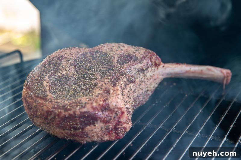 Tomahawk cooking