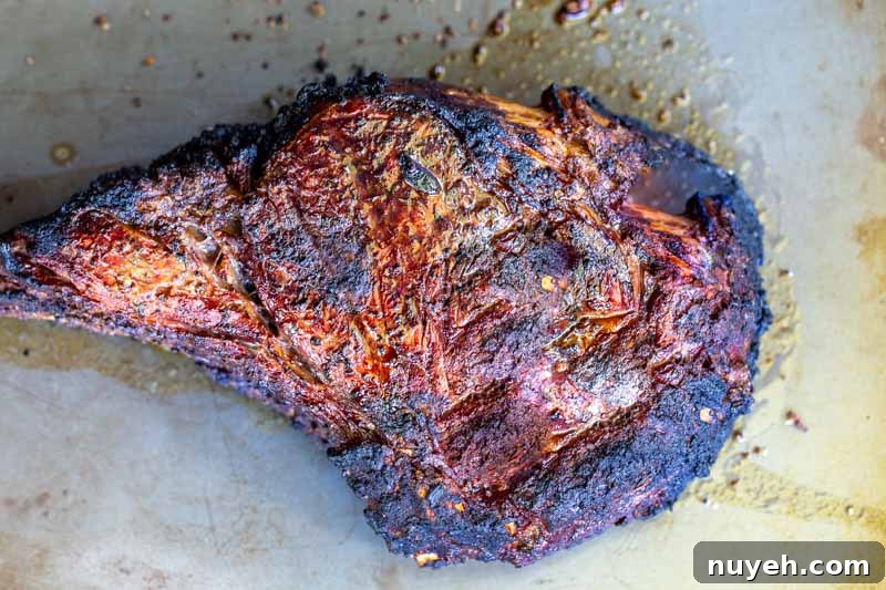 Finished Tomahawk Ribeye