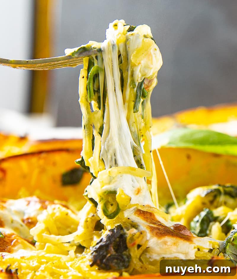Finished spaghetti squash boats