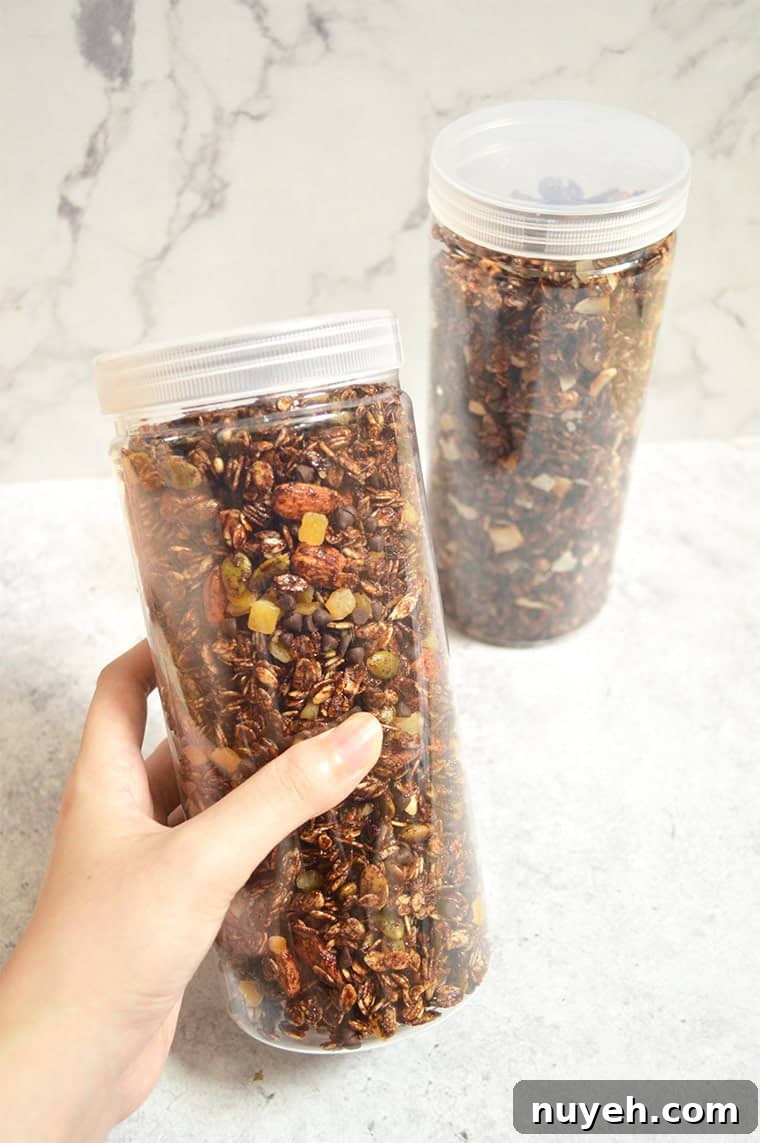 Homemade Chocolate Orange Granola Recipe 3 chocolate orange granola