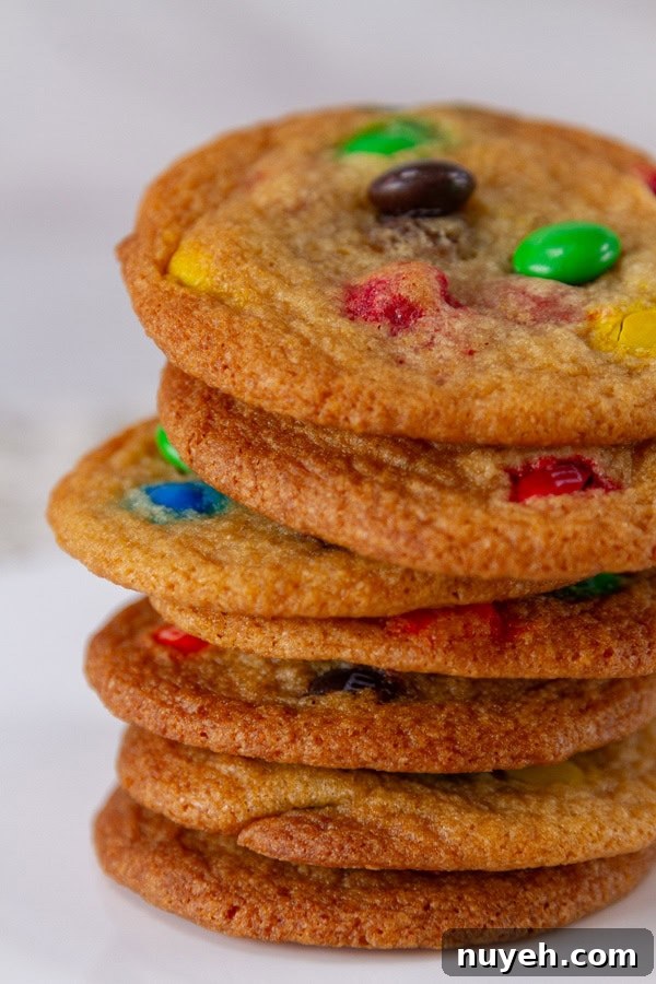 a stack of several cookies.