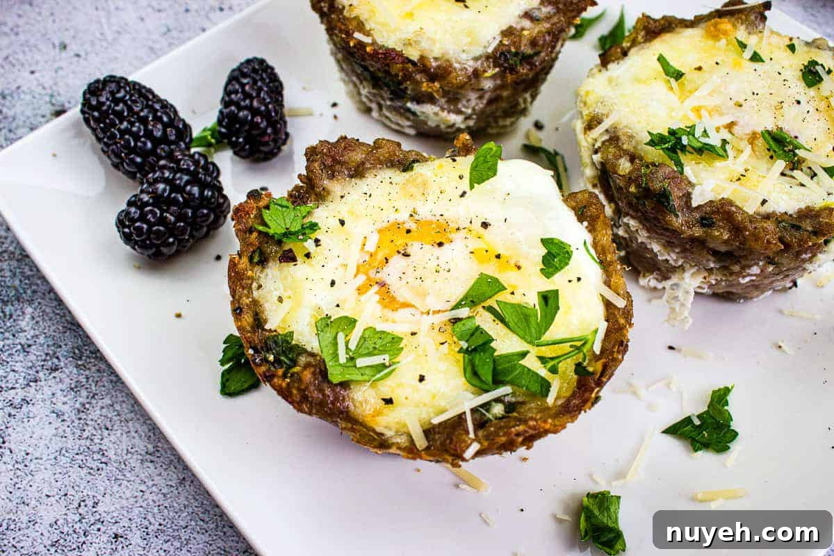 Sausage n' Egg Cups.