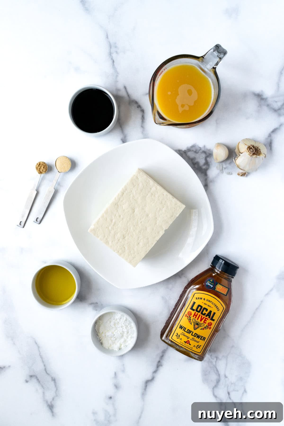 Crispy Orange Tofu Recipe with Sticky Citrus Glaze 3 Orange Tofu Ingredients.